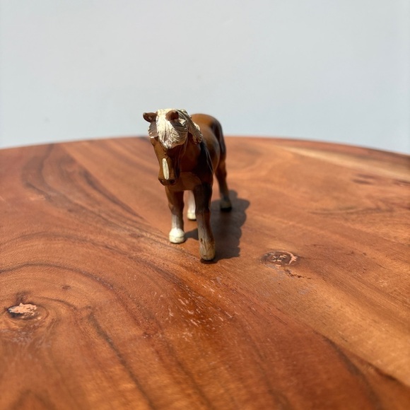 Vintage 1991 Funrise International Vinyl Horse Figure - AVELIGNESE (Haflinger) - Picture 3 of 7